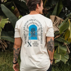 God Behind Bars "God's Purpose" Sand Tee
